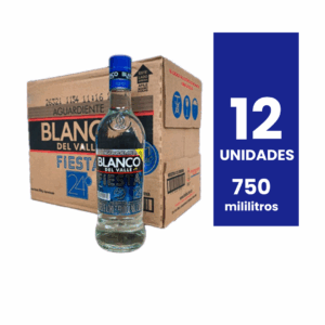 Aguardiente blanco 750 ml 12 uni